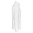 Chemise de Service Popeline Manches Longues blanche