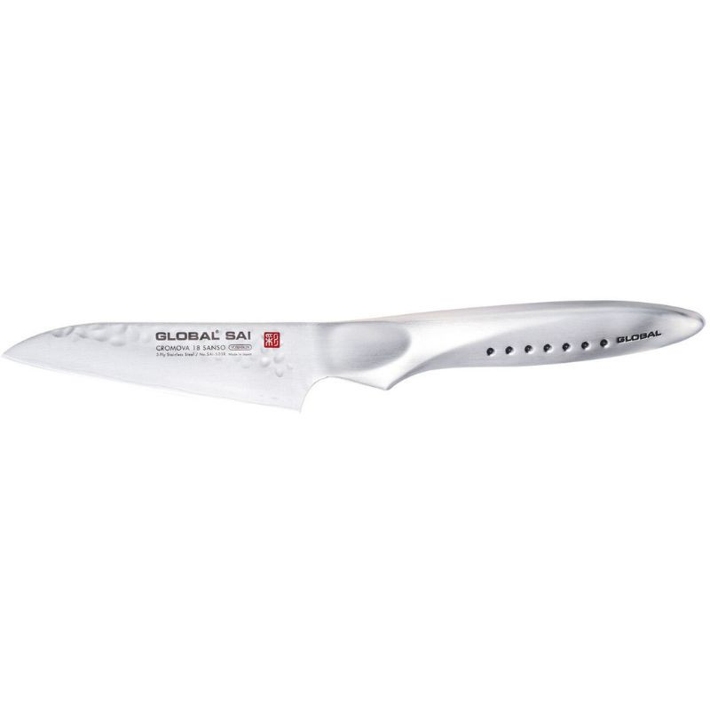 Couteau Japonais d’Office Lame Droite 9cm SAI-S03R - GLOBAL