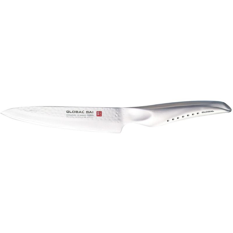 Couteau Japonais Tous Usages Lame Rigide 15cm SAI-M02 - GLOBAL