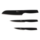 Set 3 Couteaux de Cuisine Lame Noire - PRADEL