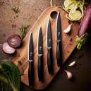 Set de 4 Couteaux à Steak Lame Noire 12,5 cm - PRADEL