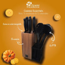 Bloc Couteaux et Ustensiles 10 Pièces ESSENTIELS – PRADEL