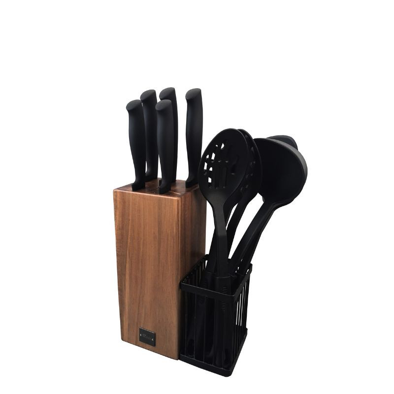 Bloc Couteaux et Ustensiles 10 Pièces ESSENTIELS – PRADEL