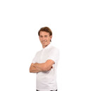 Polo homme pour pâtissiers blanc
