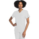 Blouse médicale Unisexe Manches Courtes Orignals Ultra - CHEROKEE - blanc