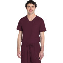 Blouse médicale Unisexe Manches Courtes Orignals Ultra - CHEROKEE - bordeaux