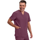 Blouse Médicale Homme Manches Courtes Infinity - CHEROKEE - bordeaux