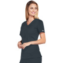 Blouse Médicale Femme Manches Courtes Core Stretch – CHEROKEE - Gris