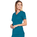 Blouse Médicale Femme Manches Courtes Core Stretch – CHEROKEE - Vert