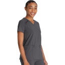 Blouse Médicale Femme Manches Courtes EDS Essentials - DICKIES MEDICAL - Gris