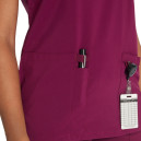 Blouse Médicale Femme Manches Courtes EDS Essentials - DICKIES MEDICAL - Bordeaux