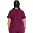 Blouse Médicale Femme Manches Courtes EDS Essentials - DICKIES MEDICAL - Bordeaux