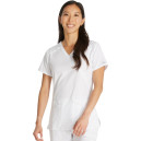 Blouse Médicale Femme Manches Courtes EDS Essentials - DICKIES MEDICAL - Blanc
