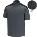 Veste de Cuisine grise épaule aérée  manches courtes - MANELLI