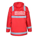 Parka de Sécurité Incendie Imperméable SSIAP Rouge - CITYGUARD
