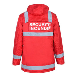 Parka de Sécurité Incendie Imperméable SSIAP Rouge - CITYGUARD