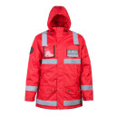 Parka de Sécurité Incendie Imperméable SSIAP Rouge - CITYGUARD