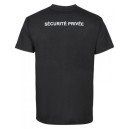 T-shirt de Sécurité Privée Sérigraphie Rétro Réfléchissante NOIR – CITYGUARD