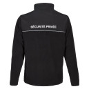 Blouson Polaire Sécurité Privée Mixte Patch Rétro Réfléchissant Noir – CITYGUARD