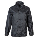 Coupe-vent de Sécurité Privée Mixte Imperméable PVC Noir – CITYGUARD