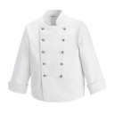 Veste de Cuisine Enfant Blanche Boutons Smiley - EGOCHEF