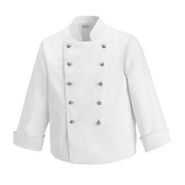 Veste de Cuisine Enfant Blanche Boutons Smiley - EGOCHEF