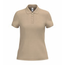 Polo de Service Piqué Femme Manches Courtes BEIGE