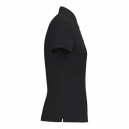Polo de Service Piqué Femme Manches Courtes NOIR