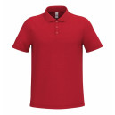 Polo de Service Piqué Homme Manches Courtes ROUGE