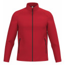 Veste de Travail Softshell Homme Déperlante/Micropolaire ROUGE