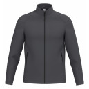 Veste de Travail Softshell Homme Déperlante/Micropolaire GRIS FONCÉ