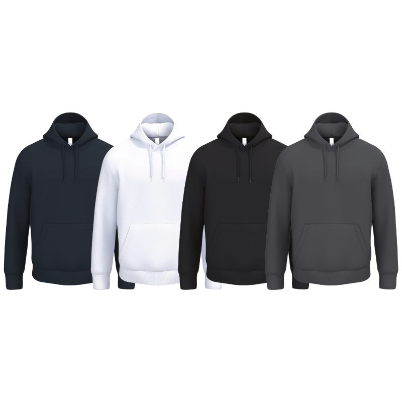 Sweat-shirt de Travail Mixte Molleton Gratté Poche Kangourou – IDEAL BASIC BRAND