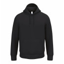 Sweat-shirt de Travail Mixte Molleton Gratté Poche Kangourou  NOIR