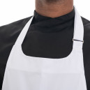 Col Tablier à Bavette Auvergne Made in France Blanc - MANELLI