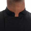 Détail col de la veste de cuisine homme