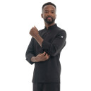 Veste de Cuisine ML Homme Savoie Noir Made in France - MANELLI