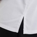 Détail de la fente de la veste de cuisine homme