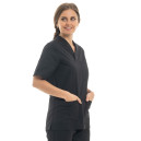 profil Tunique Médicale Mixte Nouméa Noire Made in France - MANELLI