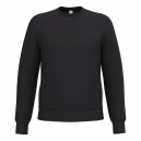 Sweat-shirt de Travail Mixte Col Rond Molleton Gratté noir