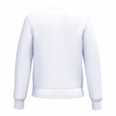 Sweat-shirt de Travail Mixte Col Rond Molleton Gratté blanc