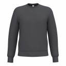 Sweat-shirt de Travail Mixte Col Rond Molleton Gratté gris foncé