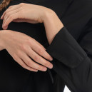 manches veste de cuisine femme noir