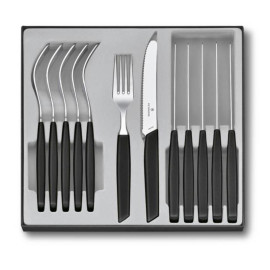 Ménagère Swiss Modern 12 Pièces Noir - VICTORINOX