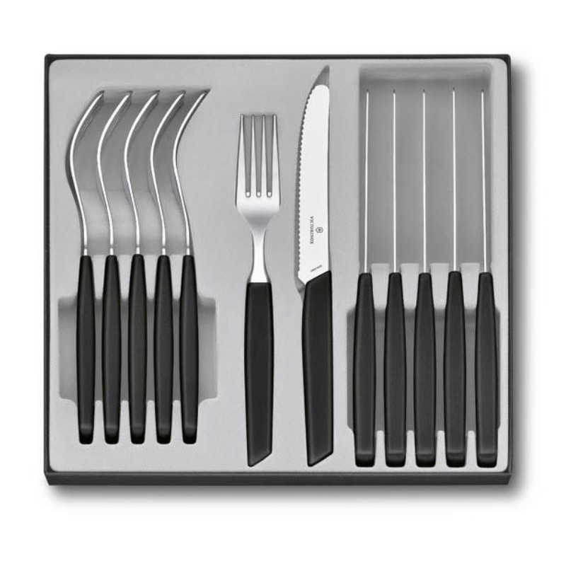 Ménagère Swiss Modern 12 Pièces Noir - VICTORINOX