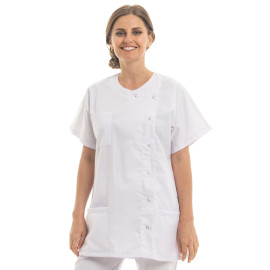 Blouse Médicale Femme Nicea Blanche Made in France - MANELLI