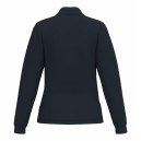 Polo de Service Piqué Femme Manches Longues bleu marine