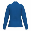 Polo de Service Piqué Femme Manches Longues bleu royal