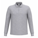 Polo de Travail Piqué Homme Manches Longues - IDEAL BASIC BRAND - 7