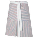 Tablier de Cuisine Demi Chef Jolien rayé rouge et bleu – ROBUR