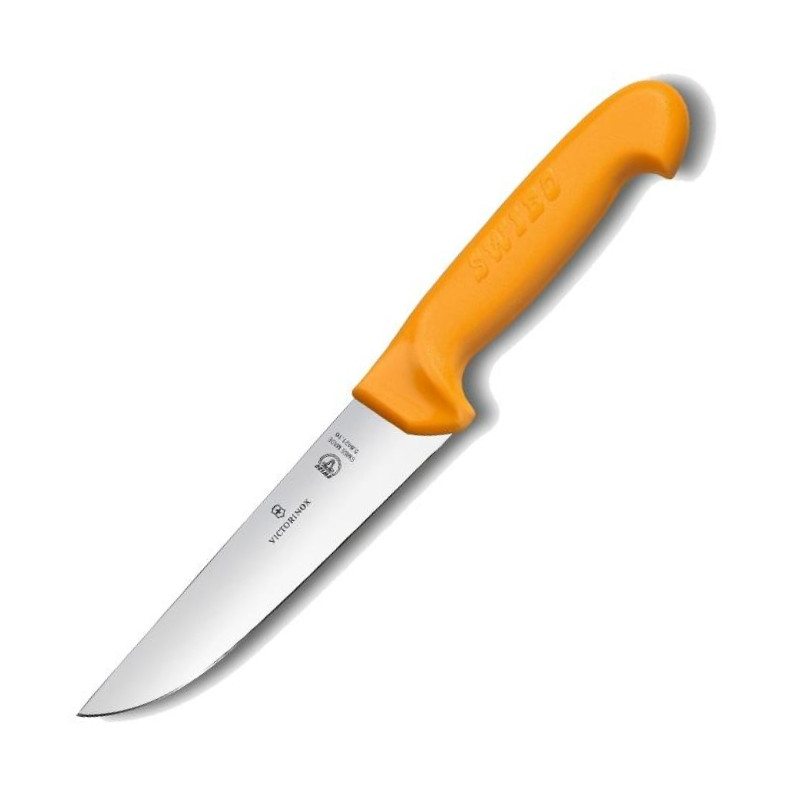 Couteau de Boucher Swibo 16cm Jaune - VICTORINOX
